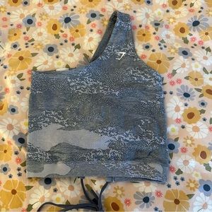 Gymshark Adapt Camo Tank Blue